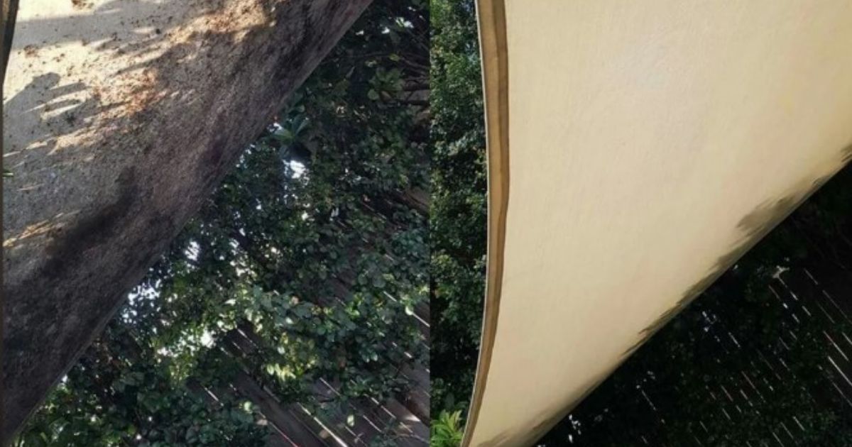 Shade Sail Cleaning